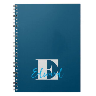 Initiaal + Naam gepersonaliseerd - Gemakkelijk aan Notitieboek