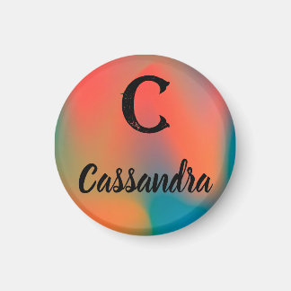 Initiaal & Naam Magneet