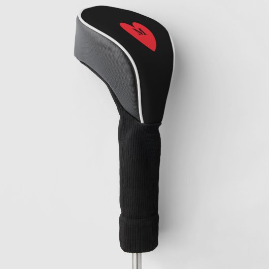 Initiaal Naam Valentijnsdag Golfheadcover (Schuin)