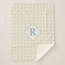 Initiaal Nice Abstract blauw & gouden transparanti