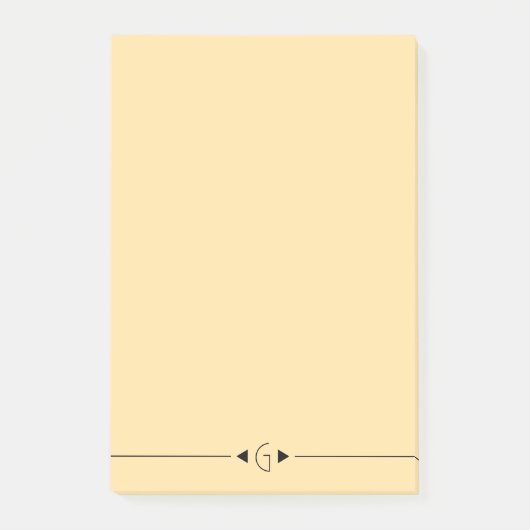 Initiaal Note Pad (Voorkant)