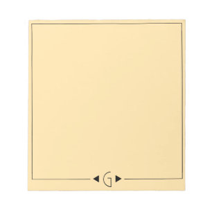 Initiaal Note Pad Notitieblok