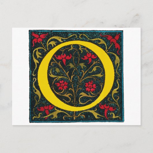 INITIAAL O, 1520. BRIEFKAART (Voorkant)