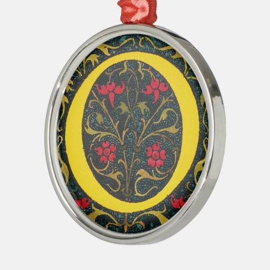 INITIAAL O, 1520. METALEN ORNAMENT (Links)