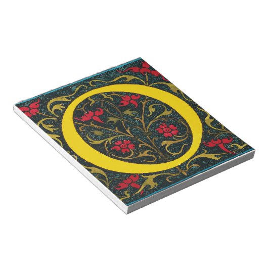 INITIAAL O, 1520. NOTITIEBLOK (Schuin)