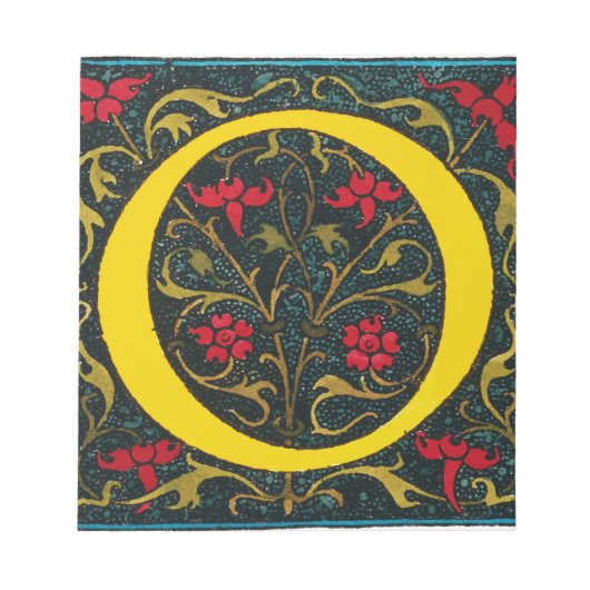 INITIAAL O, 1520. NOTITIEBLOK (Voorkant)