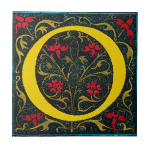 INITIAAL O, 1520. TEGELTJE