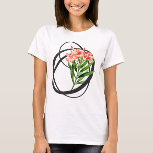 Initiaal O,  Oleander T-Shirt