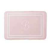 Initiaal of naam roze badmat (Voorkant)