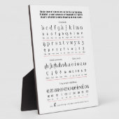 Initiaal Onderwijsalfabet Engels Fotoplaat (Zijkant)