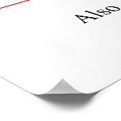 Initiaal Onderwijsalfabet Engels Poster (Hoek)