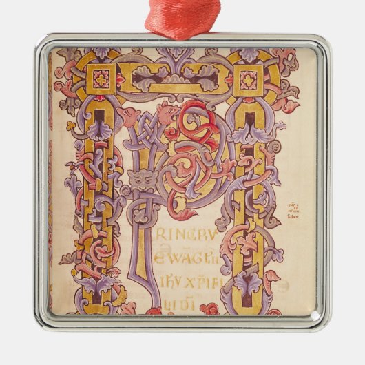 Initiaal P Metalen Ornament (Voorkant)