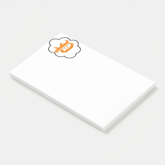 Initiaal P Monogram Opmerkingen Post-it® Notes (Schuin)