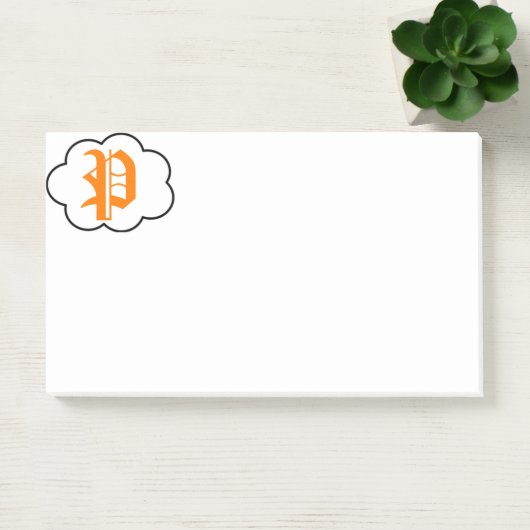 Initiaal P Monogram Opmerkingen Post-it® Notes (Kantoor)