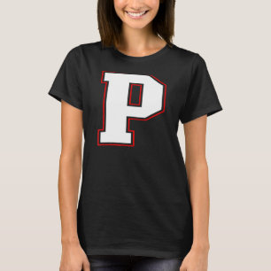 Initiaal P Monogram P Letter P Capital Alphabet T-shirt