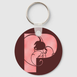 INITIAAL P SLEUTELHANGER