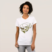 Initiaal P T-shirt (Voorkant volledig)
