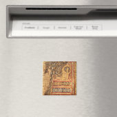 Initiaal pagina van de Lichfield Gospels, c.720 Magneet (Insitu (Vaatwasser))