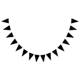 Initiaal Party Banner (Zwart & Wit)