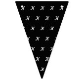 Initiaal Party Banner (Zwart & Wit) (Eerste vlag)
