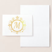 Initiaal Persoonlijk briefpapier Folie Kaarten (Display)