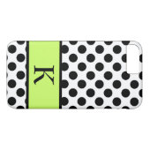 Initiaal Poka Dot Iphone 7 Plus Hoesje (Achterkant (Horizontaal))
