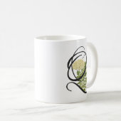 Initiaal Q,  Mok van koningin Anne's Lace Coffee (Voorkant rechts)