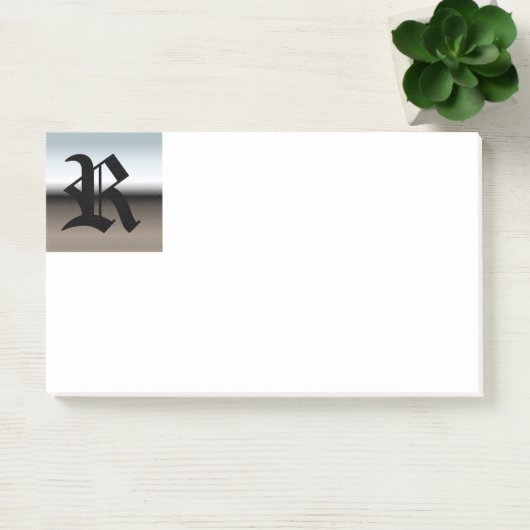 Initiaal R Monogram Post-it Nota's Post-it® Notes (Kantoor)