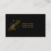 Initiaal R Stardust Visitekaartje Gold & Diamonds (Achterkant)