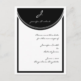 Initiaal Reactie De datum opslaan Aankondigingskaart