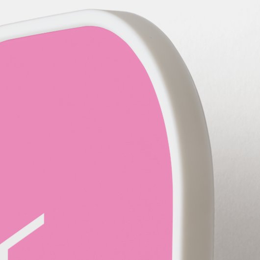 Initiaal Roze Pickleball Paddle (Links Detail)