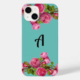 Initiaal roze roze roze roze roze roze roze roze l Case-Mate iPhone 14 hoesje