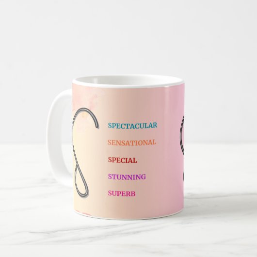 Initiaal "S" Mok (11oz) (Voorkant links)