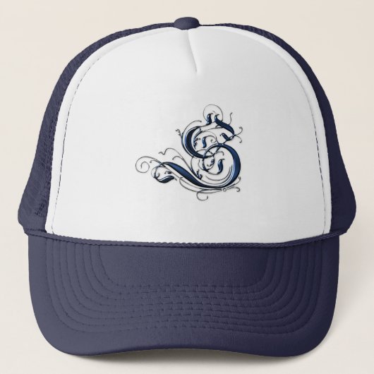 Initiaal S Trucker Pet (Voorkant)