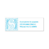  Initiaal S Zelfinkend stempel (Design)