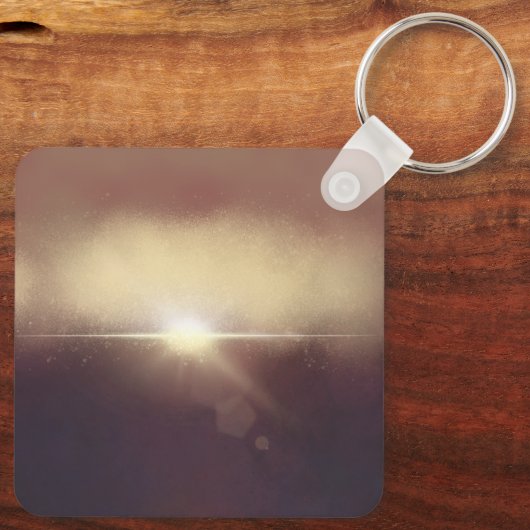 Initiaal sunset sleutelhanger (Achterkant)