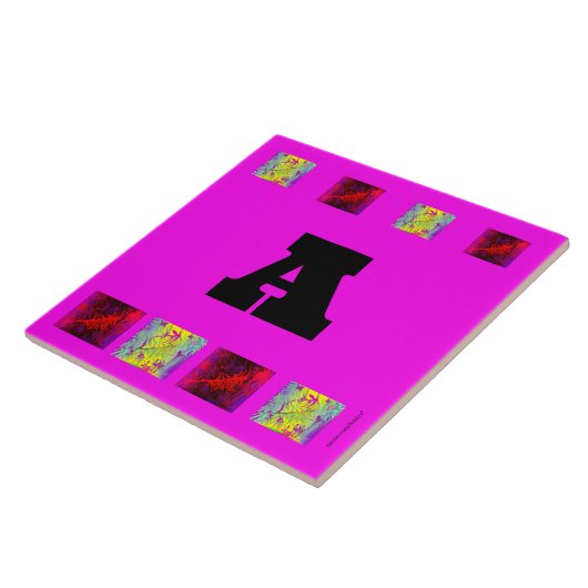 Initiaal Tegeltje (Zijkant)