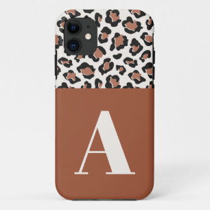 Initiaal-typografie van de luipaard Case-Mate iPhone case