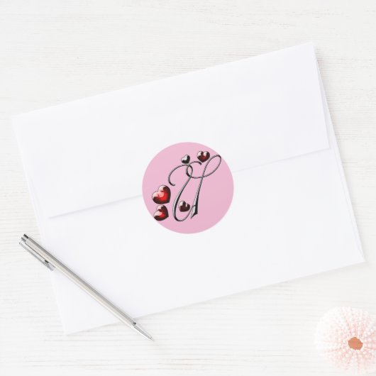 initiaal U monogram stickers (Envelop)