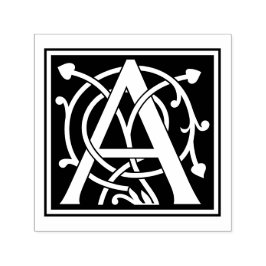 Initiaal van de Douane Monogrammed Mercer Zelfinktende Stempel