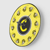 Initiaal van de zwarte gele bijen grote klok (Hoek)