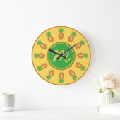 Initiaal van het tropische Hawaiian Island Pineapp Grote Klok (Huis)