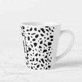 Initiaal van het witte tongpatroon Terrazzo Latte Mok (Rechts)