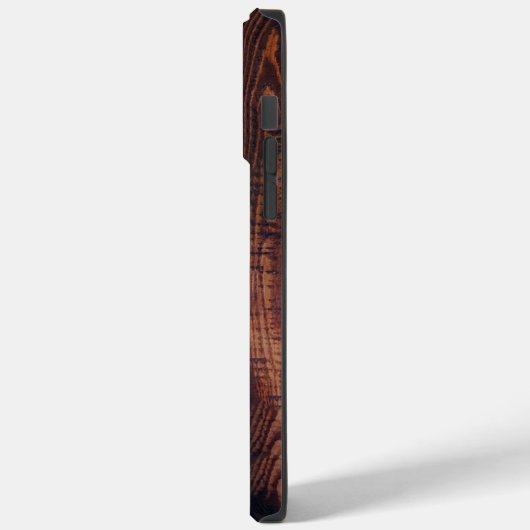 Initiaal van houtmonogram Rustic Deer Antler Case-Mate iPhone Case (Achterkant / Links)