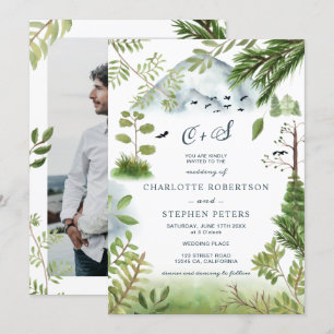 Initiaal van winterbergbomen kaart