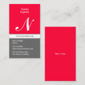 Initiaal Visitekaartje (Voorkant / Achterkant)