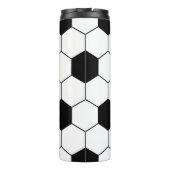 Initiaal Voetbal patroon Thermosbeker (Achterkant)