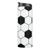 Initiaal Voetbal patroon Thermosbeker (Geroteerd rechts)