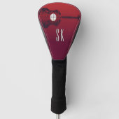 Initiaal voor gitaarkleppen golfheadcover (Voorkant)