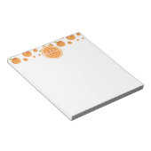 Initiaal voor het glimlachen van perziken notitieblok (Schuin)